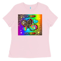 Bubblegum Pink lgbtq pride Ladies Tee - AdoDesignShop