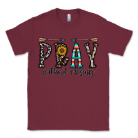 Burgundy pray whithout crasing Classic Tee - CowhideDigitalArt