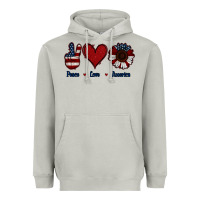Moon Dust Peace Love America Heavyweight Hoodie - Jasminsmagicworld