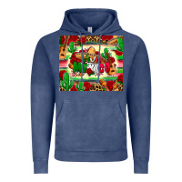 Vintage Denim viva mexico Vintage Hoodie - Zillion Design Studio
