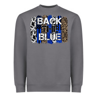 Storm back the blue brushstroke Heavyweight Sweatshirt - Zillion Design Studio