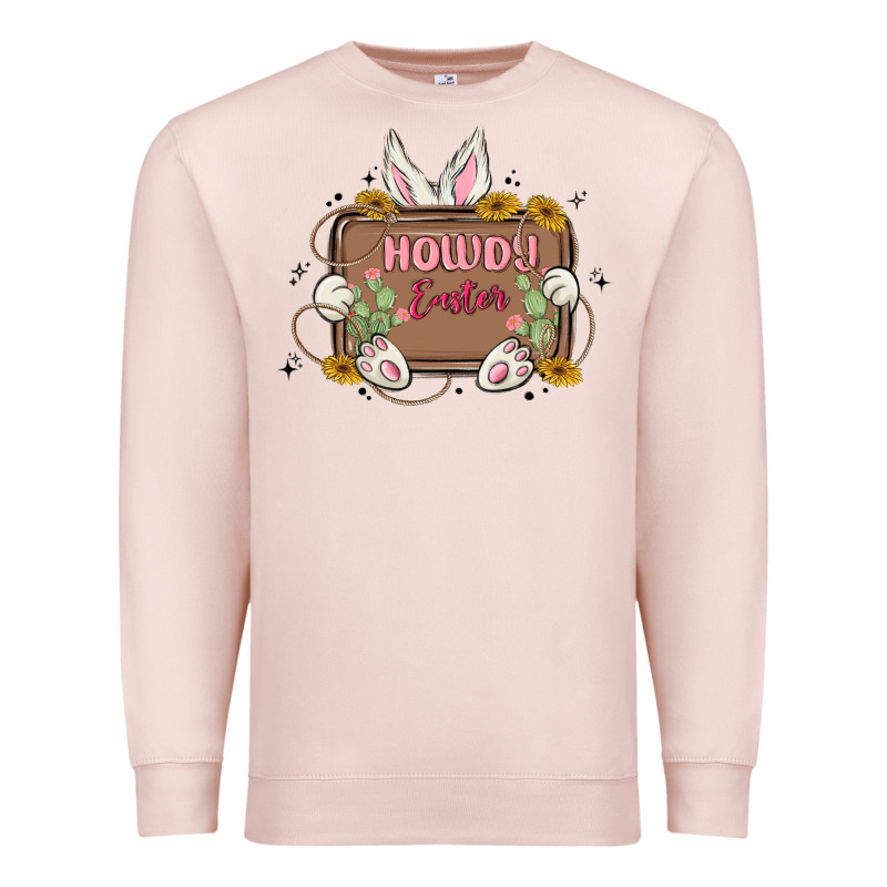 Howdy Easter Premium Sweatshirt by MaliasSmallBusiness | Teevron
