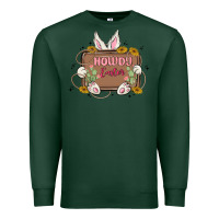 Sports Green howdy easter Premium Sweatshirt - MaliasSmallBusiness