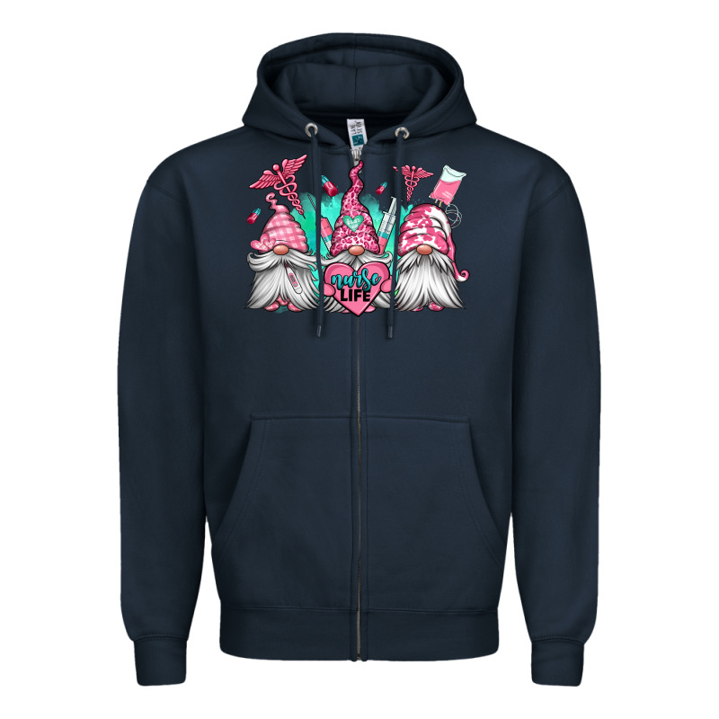 Nurse Gnomes Zipper Hoodie by Jasminsmagicworld | Teevron