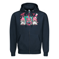 Navy nurse gnomes Zipper Hoodie - Jasminsmagicworld