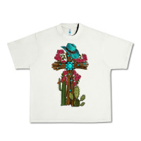 Pistachio cross gemstone cactus roses cowboy hat Urban Heavy Tee - RanaPortraitStore