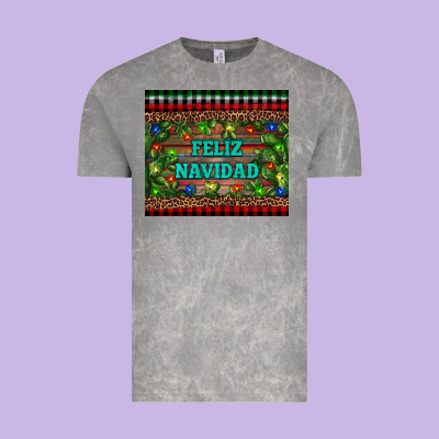 Feliz Navidad Vintage Tee Designed By Ranaportraitstore
