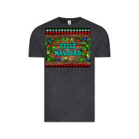 Vintage Black feliz navidad Vintage Tee - RanaPortraitStore