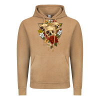 Vintage Camel Triangle Flower Skeletons Vintage Hoodie - RanaPortraitStore