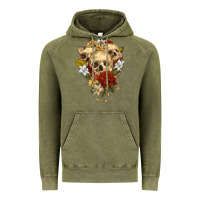 Triangle Flower Skeletons Vintage Hoodie | Teevron