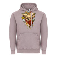 Vintage Zinc Triangle Flower Skeletons Vintage Hoodie - RanaPortraitStore