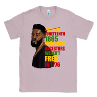 Lilac juneteenth 1885 because my ancestors weren't free in 1776 black man Classic Tee - HRA Design Shop