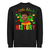 Black a little black history with boy juneteenth Heavyweight Sweatshirt - texasbilliewilder
