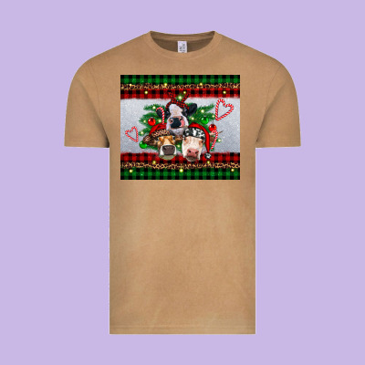 Christmas Heifers Vintage Tee Designed By Ranaportraitstore