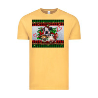 Vintage Mustard christmas heifers Vintage Tee - RanaPortraitStore