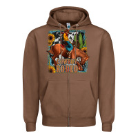 Chestnut cowboy rodeo Zipper Hoodie - JahusDesignShop
