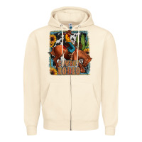 Sandshell cowboy rodeo Zipper Hoodie - JahusDesignShop