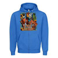 True Royal cowboy rodeo Zipper Hoodie - JahusDesignShop