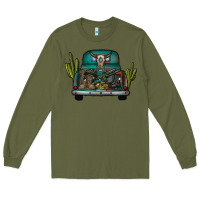 Army Green soldier truck Long Sleeve Tee - CowhideDigitalArt