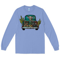 Colony Blue soldier truck Long Sleeve Tee - CowhideDigitalArt