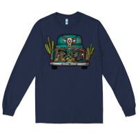 Navy soldier truck Long Sleeve Tee - CowhideDigitalArt