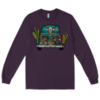 Plum soldier truck Long Sleeve Tee - CowhideDigitalArt