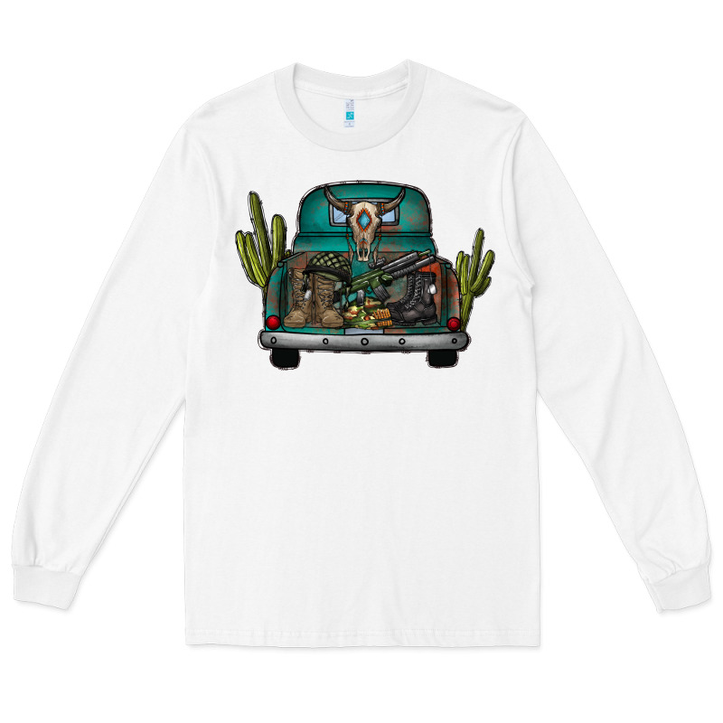 Soldier Truck Long Sleeve Tee by CowhideDigitalArt | Teevron