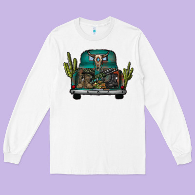 Soldier Truck Long Sleeve Tee Designed By Cowhidedigitalart