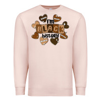 Pale Pink i am black history Premium Sweatshirt - MaliasSmallBusiness