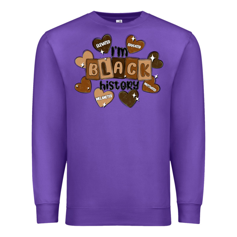 I Am Black History Premium Sweatshirt by MaliasSmallBusiness | Teevron