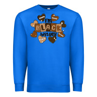 True Royal i am black history Premium Sweatshirt - MaliasSmallBusiness