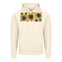 Vintage Artic leopard sunflower gemstone Vintage Hoodie - JahusDesignShop