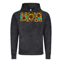 Vintage Black leopard sunflower gemstone Vintage Hoodie - JahusDesignShop