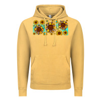 Leopard Sunflower Gemstone Vintage Hoodie | Teevron