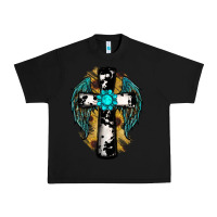 Black cross gemstone wings Urban Heavy Tee - RanaPortraitStore