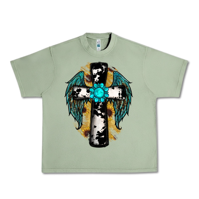Cross Gemstone Wings Urban Heavy Tee by RanaPortraitStore | Teevron