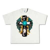 Pistachio cross gemstone wings Urban Heavy Tee - RanaPortraitStore