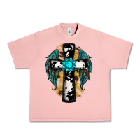 Salmon cross gemstone wings Urban Heavy Tee - RanaPortraitStore
