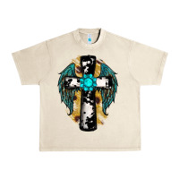 Sandshell cross gemstone wings Urban Heavy Tee - RanaPortraitStore