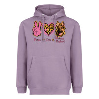 Lavender Peace Love German Shepherd Heavyweight Hoodie - Jasminsmagicworld