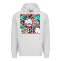 Dove Grey hair boss and hand mirror with money and leopard seamless pattern bbs Premium Hoodie - BundleAndBundleShop