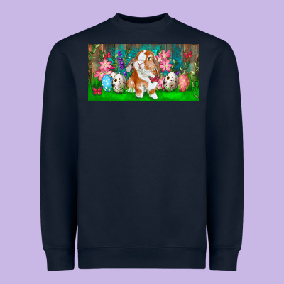Heavyweight Sweatshirt Spring Easter Bunny