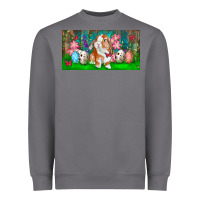 Storm Spring Easter Bunny Heavyweight Sweatshirt - RanaPortraitStore