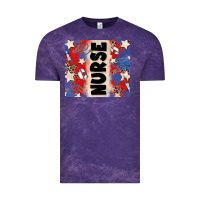 Cloud Purple american nurse Vintage Tee - Zillion Design Studio