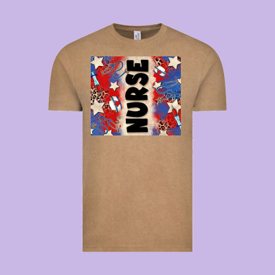American Nurse Vintage Tee Designed By Zillion Design Studio