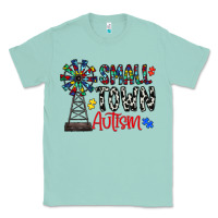 Seafoam small town autism Classic Tee - CowhideDigitalArt