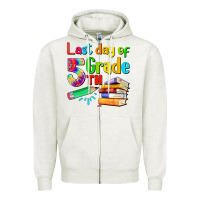 Last Day Of Fifth Grade Zipper Hoodie | Teevron
