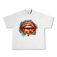 Lunar Rock basketball lips Urban Heavy Tee - Zillion Design Studio