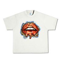 Pistachio basketball lips Urban Heavy Tee - Zillion Design Studio
