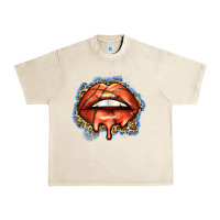 Sandshell basketball lips Urban Heavy Tee - Zillion Design Studio